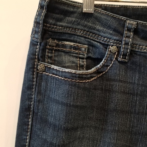 Silver NEW Suki Surplus Flare Bootcut Midrise Jeans NWOT Plus Size 32 x 30 - Picture 6 of 16